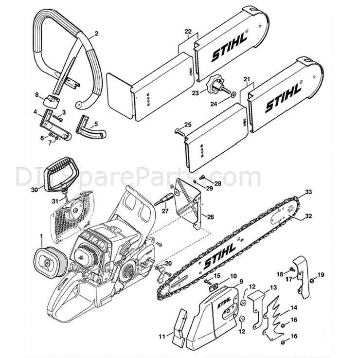 stihl ms291 parts diagram