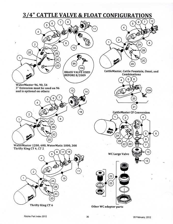 ritchie waterer parts diagram