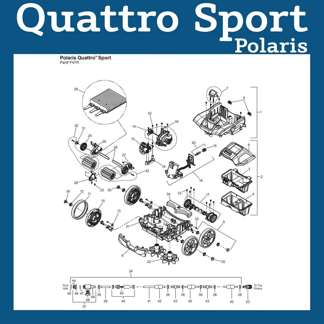 polaris 280 pool cleaner parts diagram