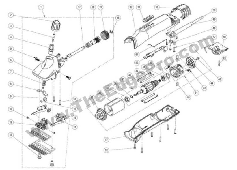 andis clipper parts diagram