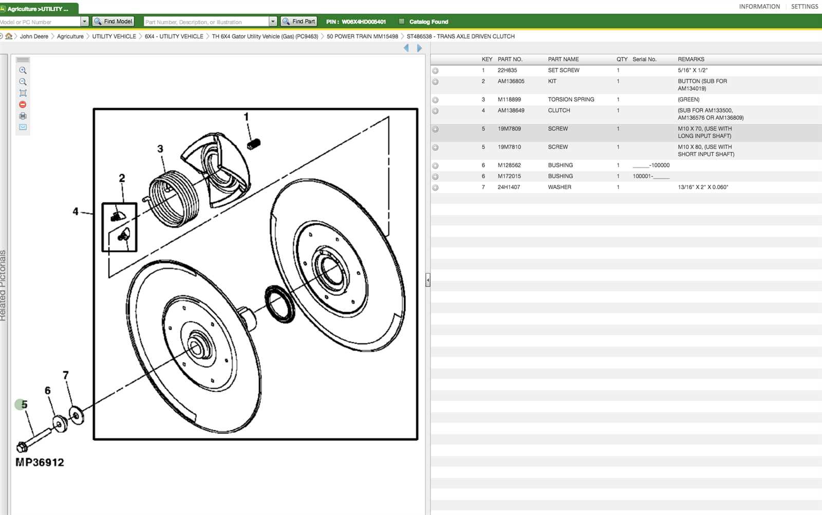 john deere gator clutch parts diagram