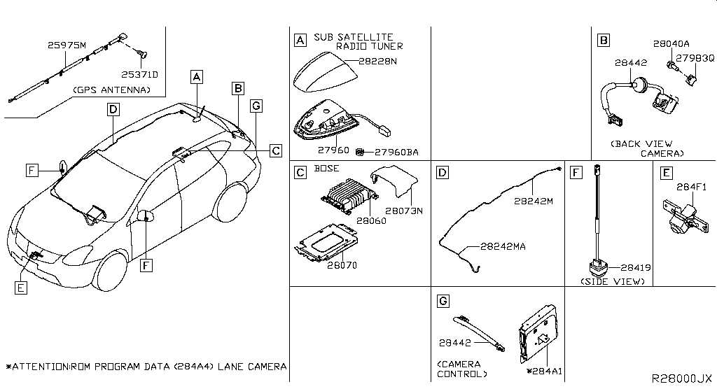 2015 nissan rogue parts diagram