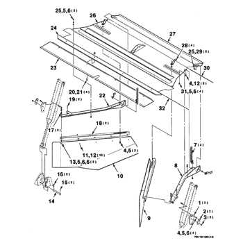 sunsetter parts diagram