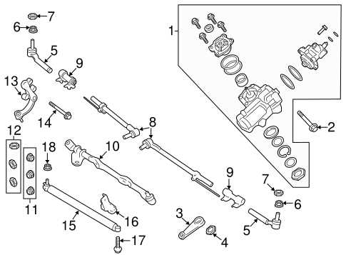 f250 steering parts diagram