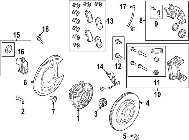 wheel hub assembly parts diagram