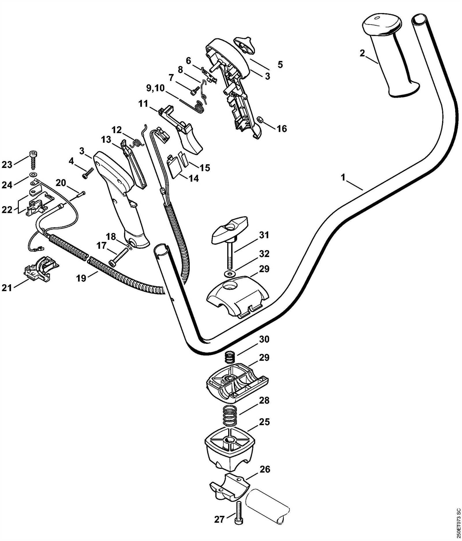 stihl hs 80 parts diagram