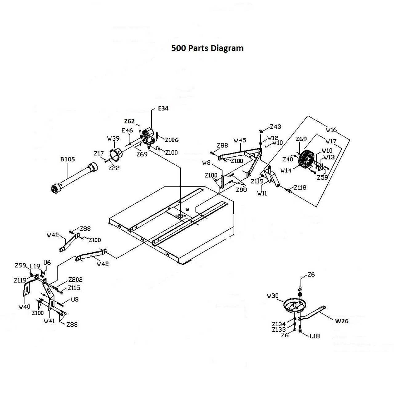 h&s bifold rake parts diagram h&s bifold rake parts diagram