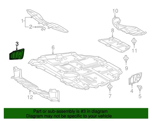 toyota camry undercarriage parts diagram