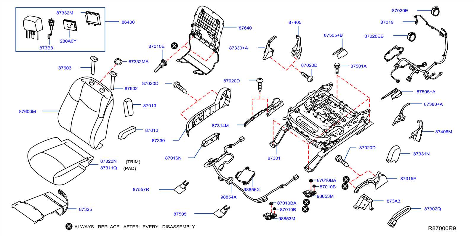 infiniti g37 parts diagram