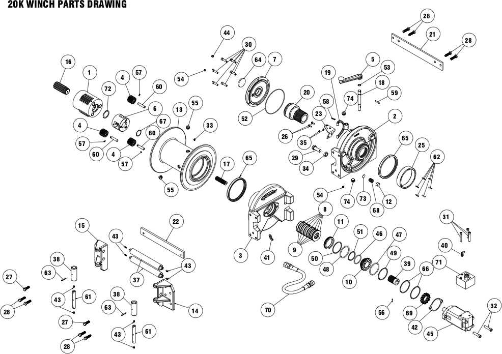 winch parts diagram