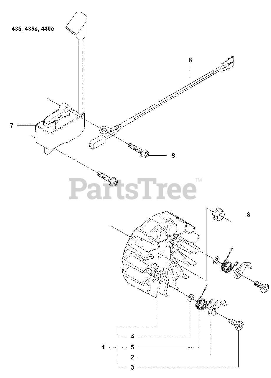 husqvarna 440 chainsaw parts diagram