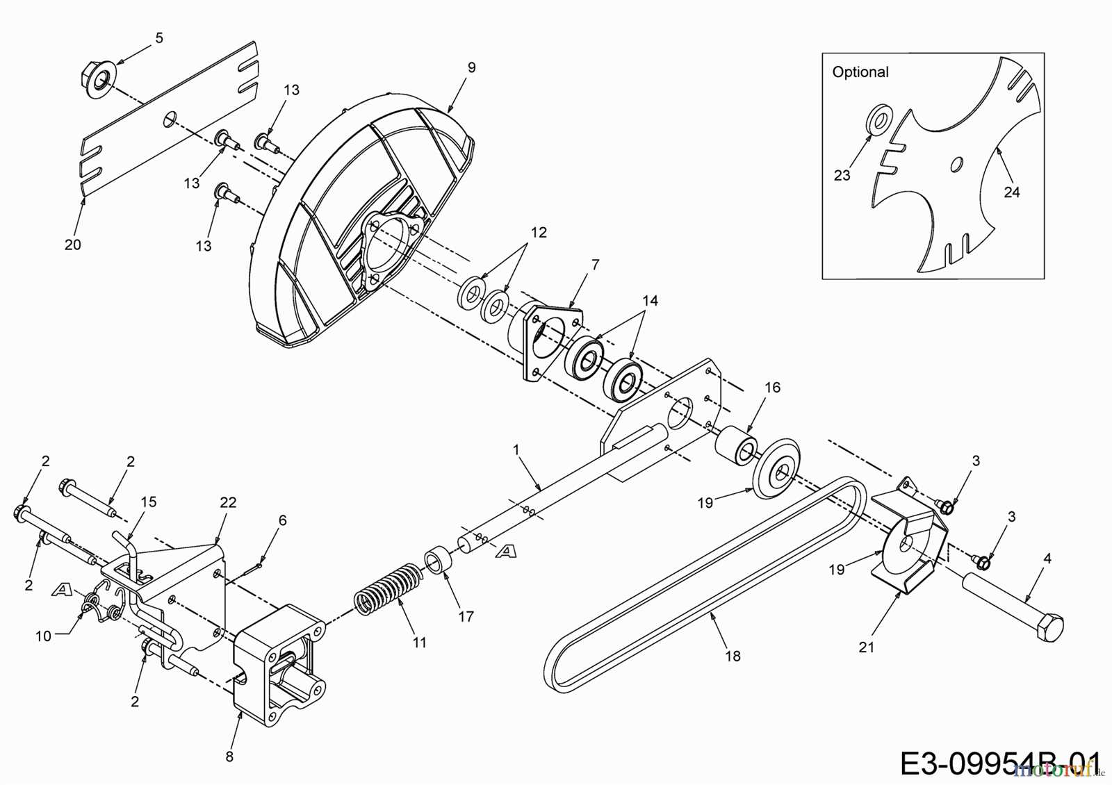 yard machine tiller parts diagram