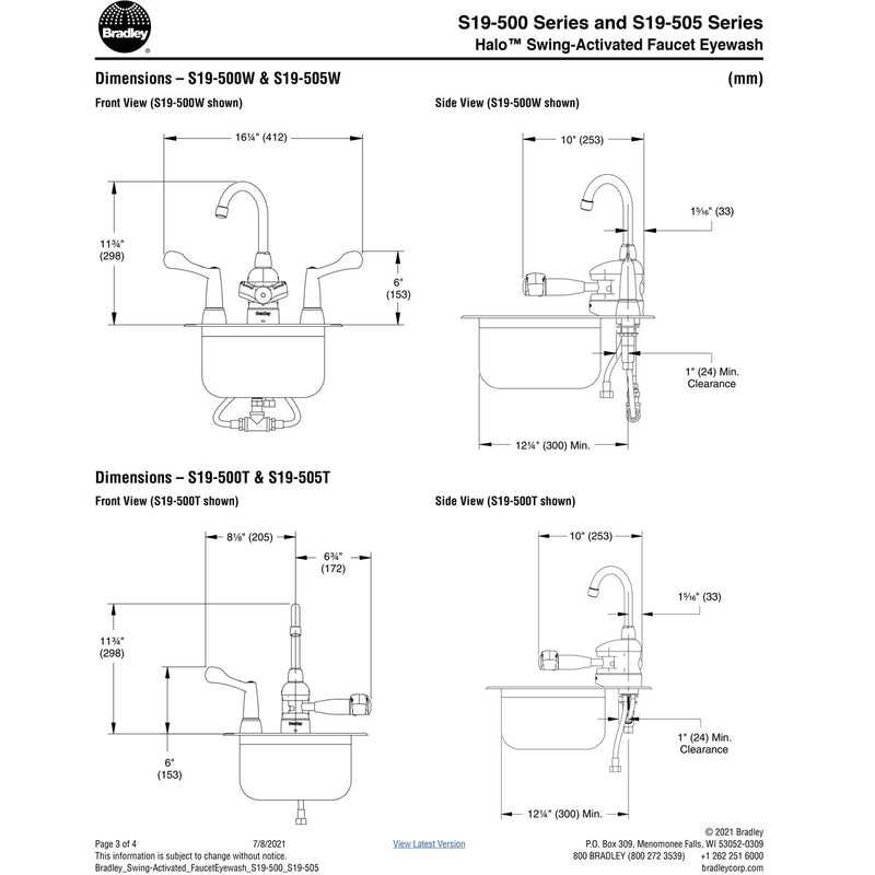 bradley wash fountain parts diagram