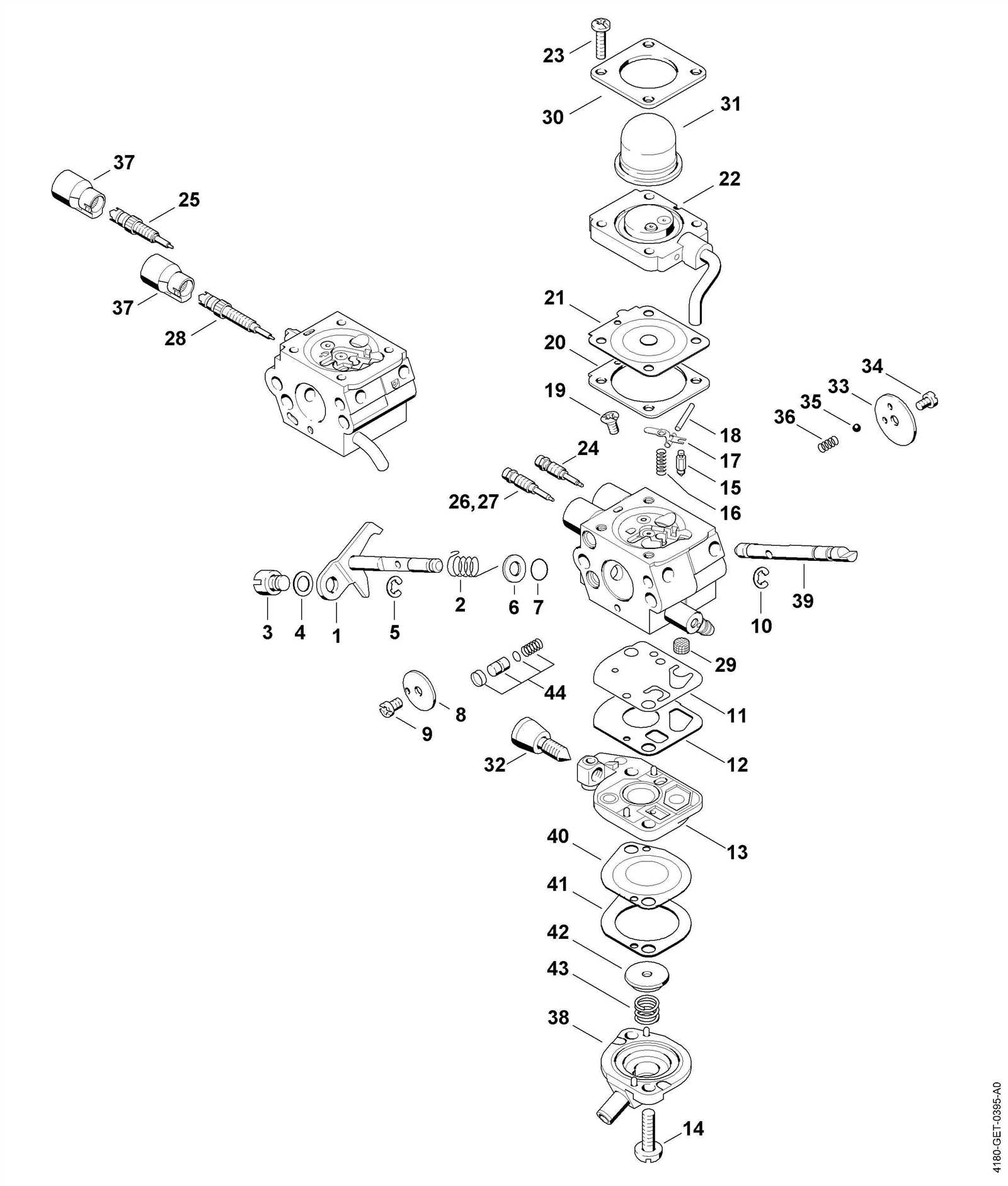 stihl fs130r parts diagram