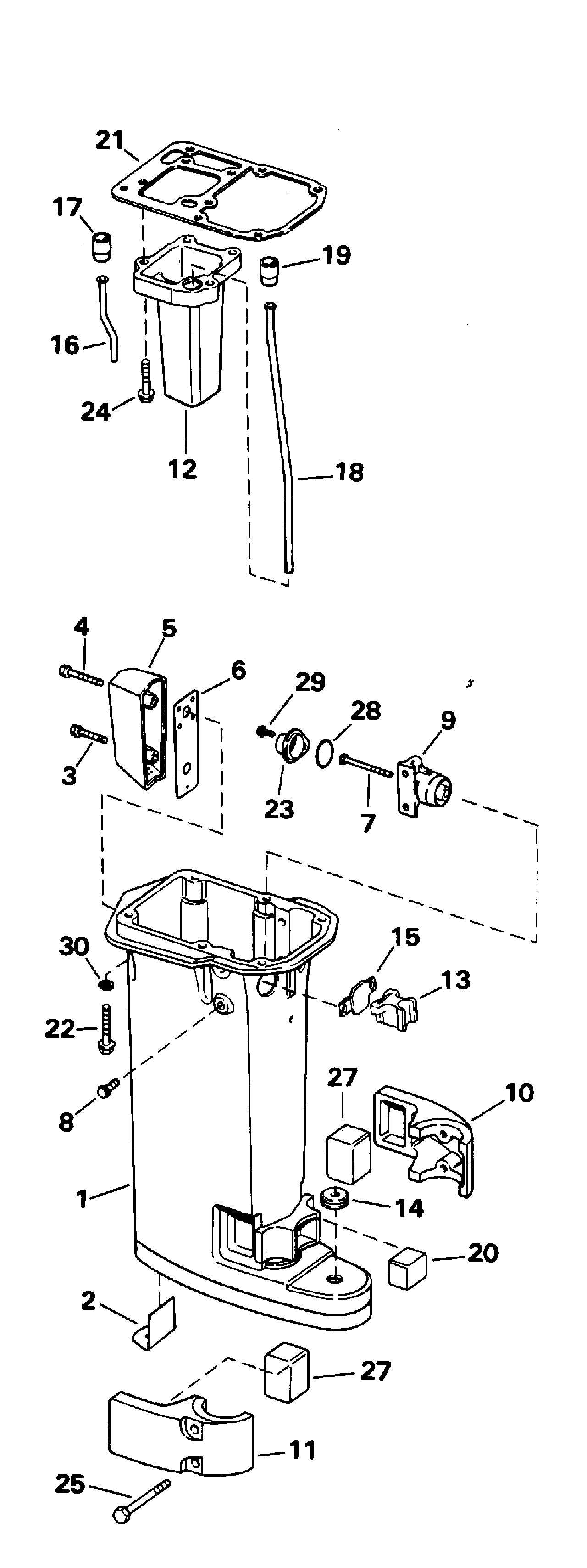 evinrude 15 hp parts diagram