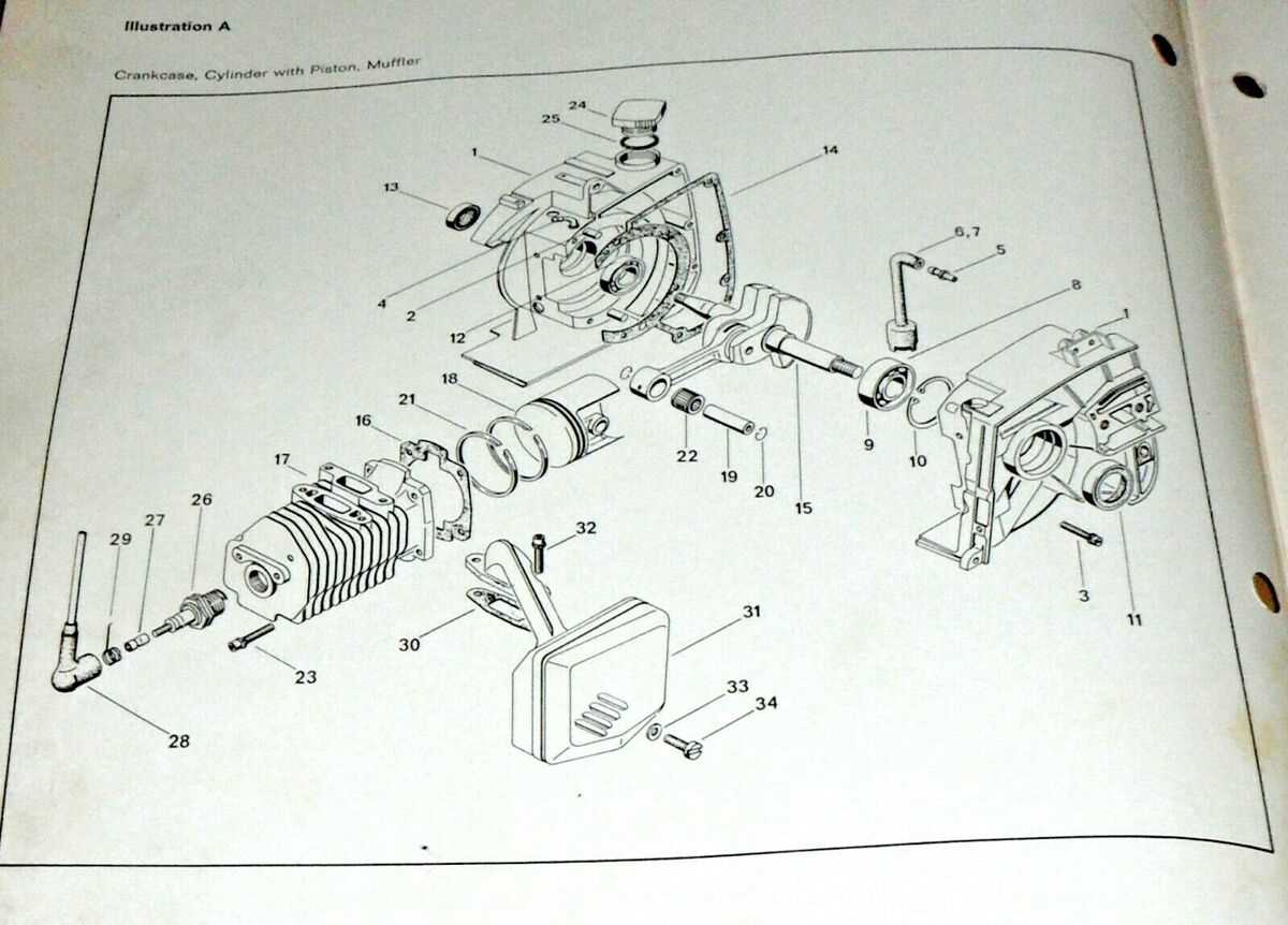 stihl 461 parts diagram