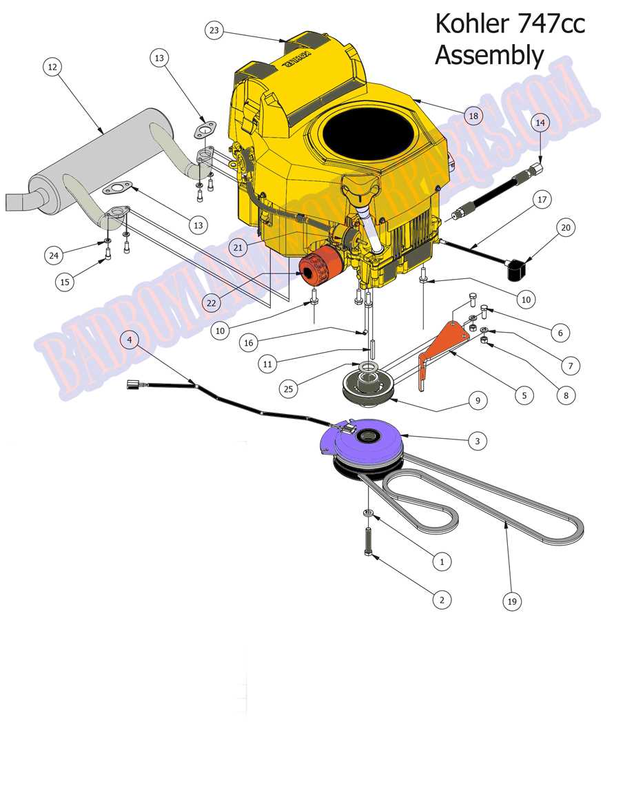 26 hp kohler engine parts diagram