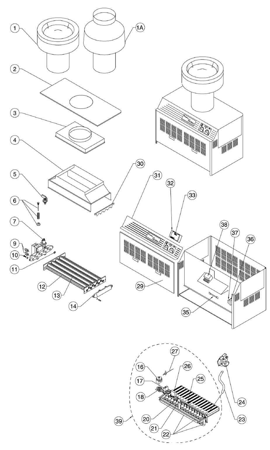 pentair pool heater parts diagram