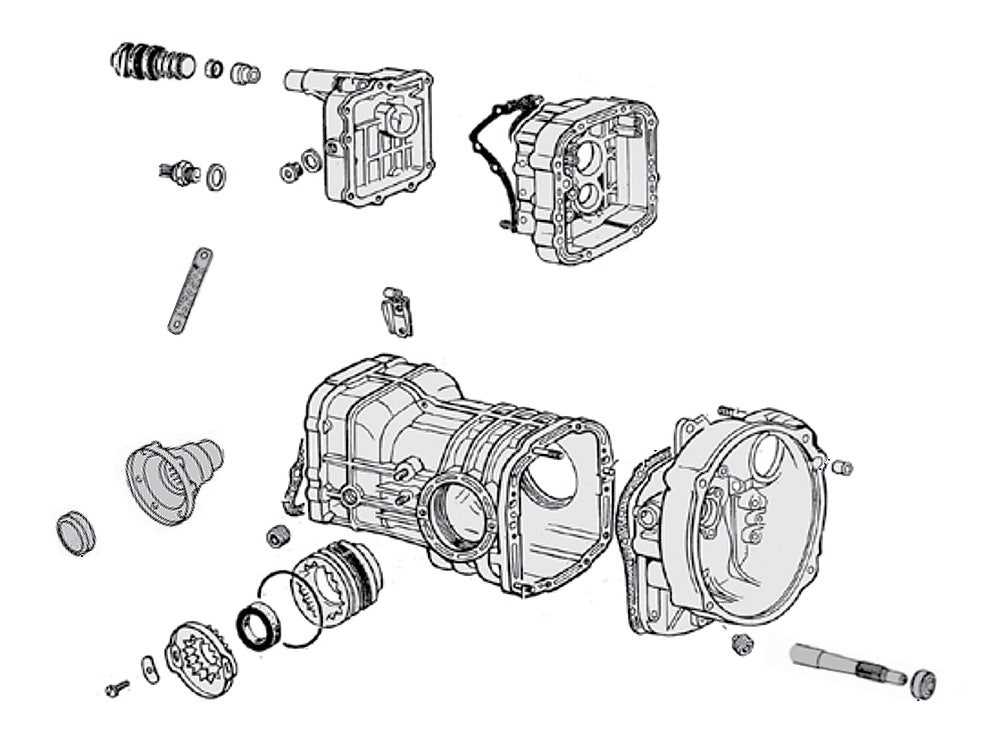 vw transmission parts diagram