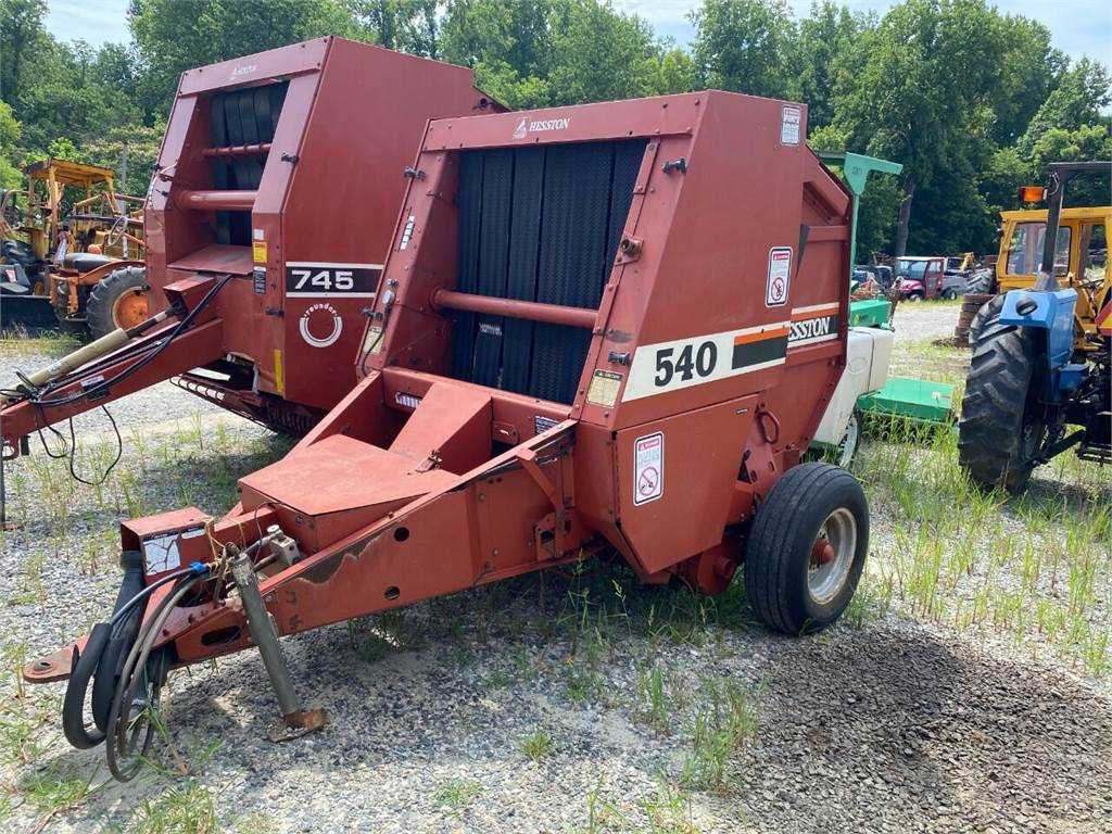 hesston 540 round baler parts diagram