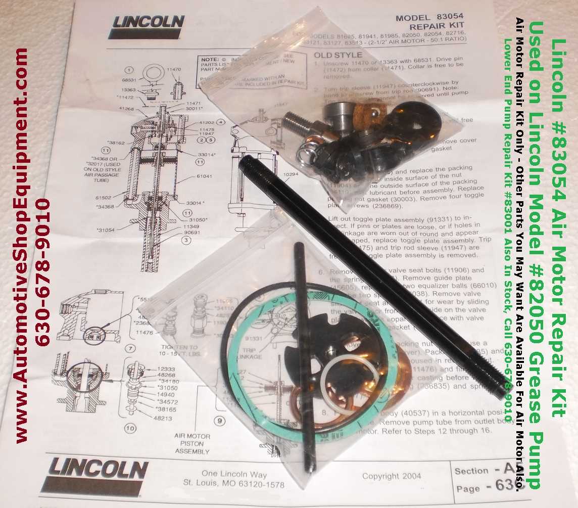 lincoln grease gun parts diagram