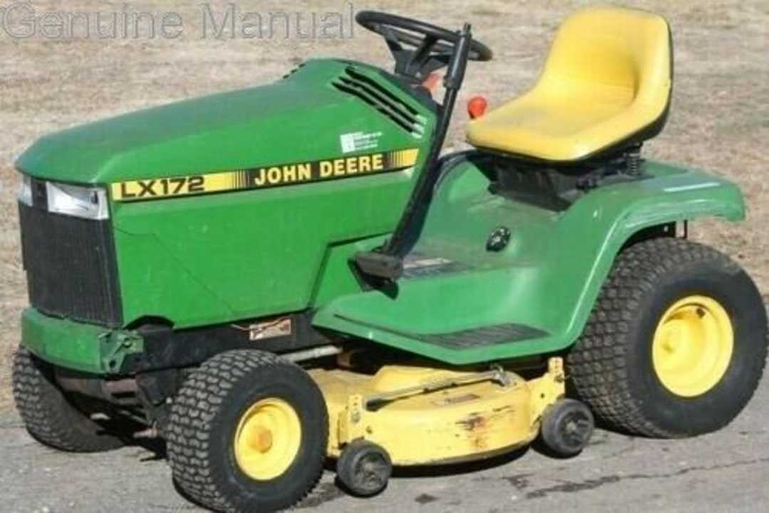 john deere lx172 parts diagram