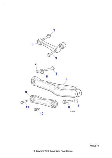 control arm parts diagram