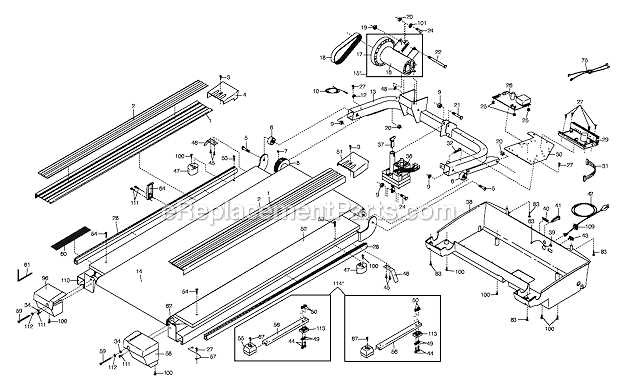 nordictrack treadmill parts diagram