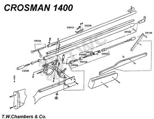 crosman 1077 parts diagram