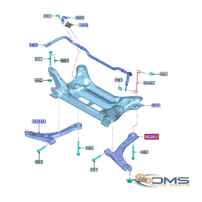 auto suspension parts diagram