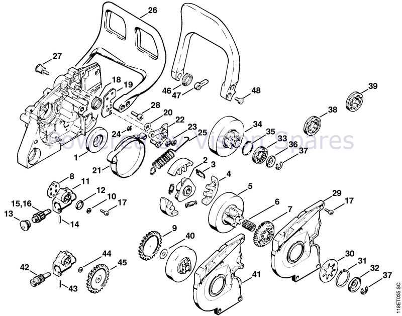 stihl 028 parts diagram