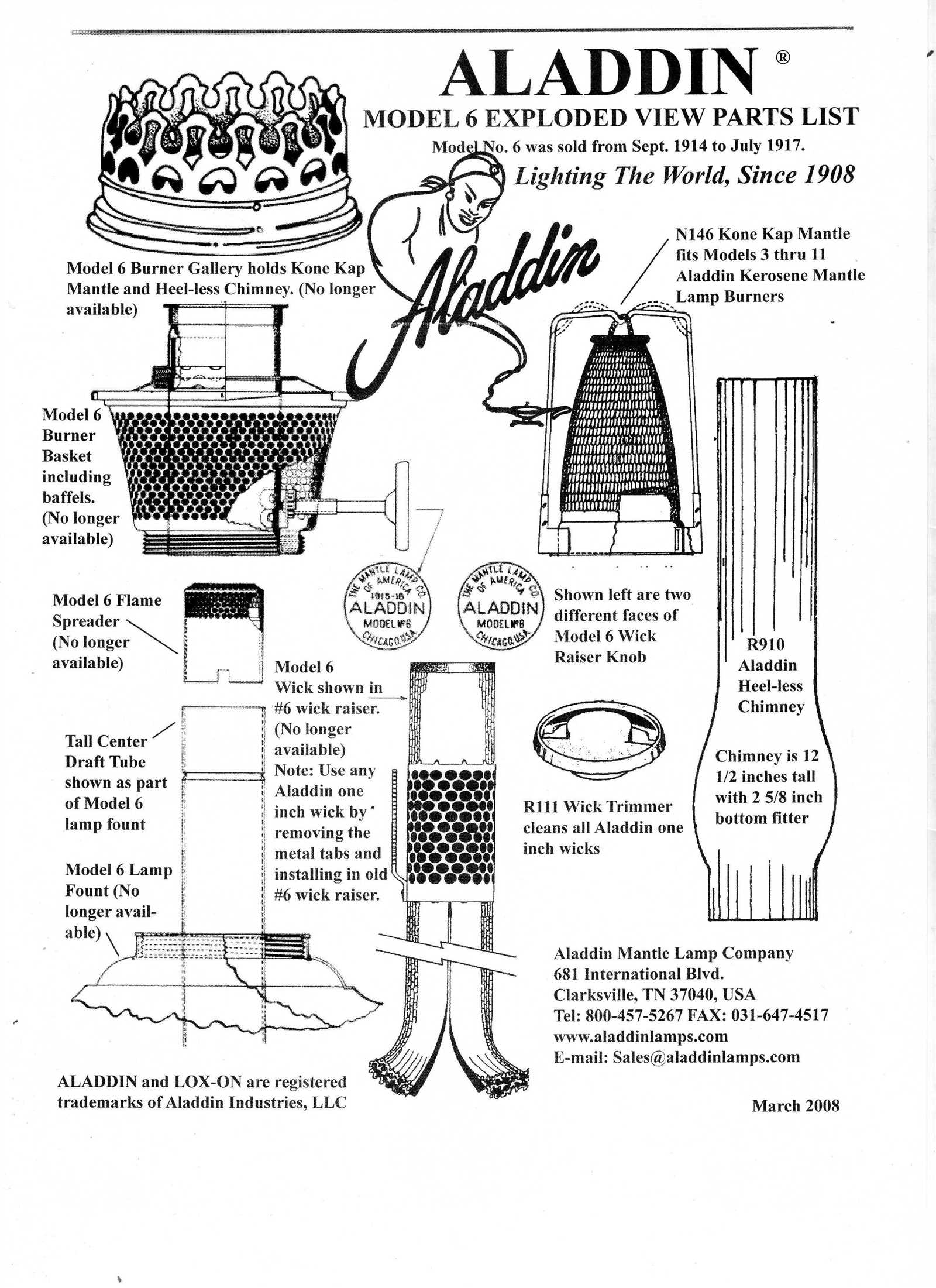 oil burner parts diagram