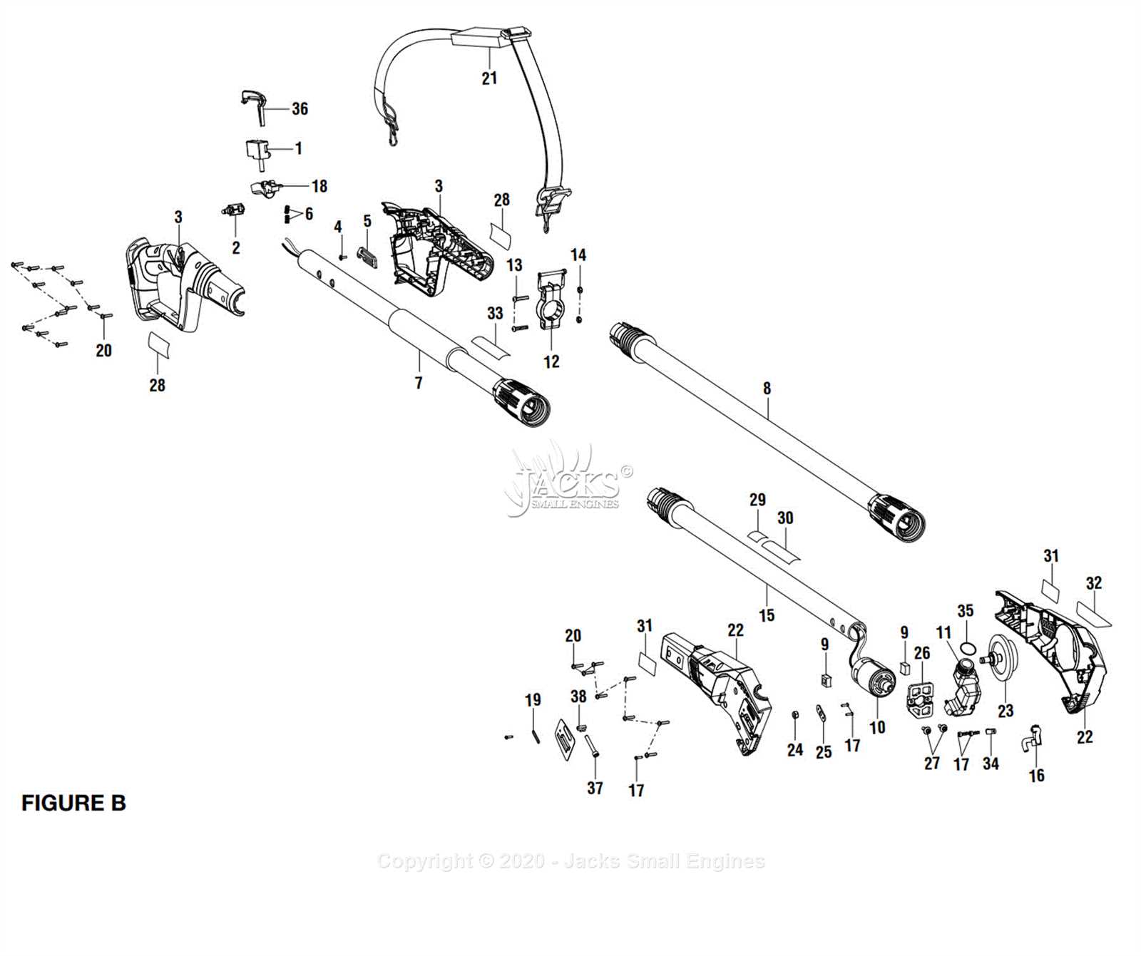 ryobi chainsaw parts diagram