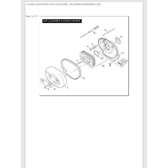 harley exploded parts diagram