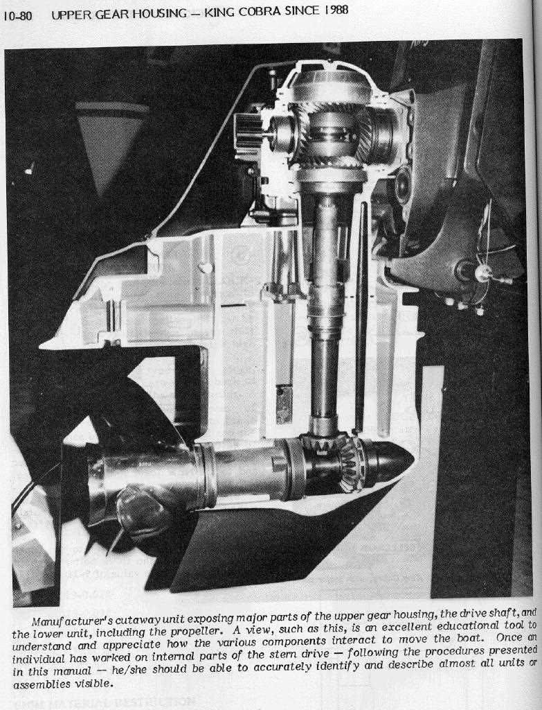 omc cobra outdrive parts diagram