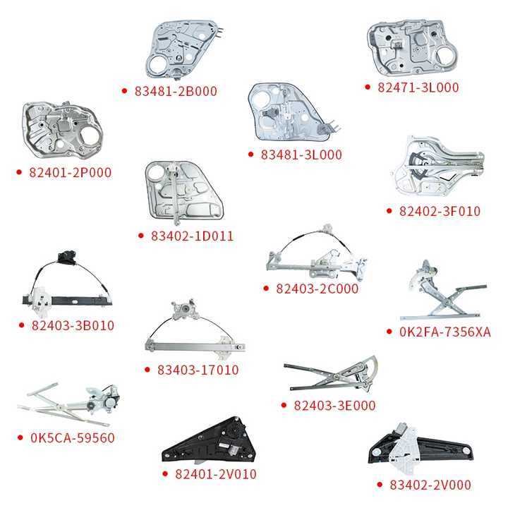 car window parts diagram