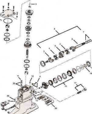 mercruiser bravo 3 outdrive parts diagram