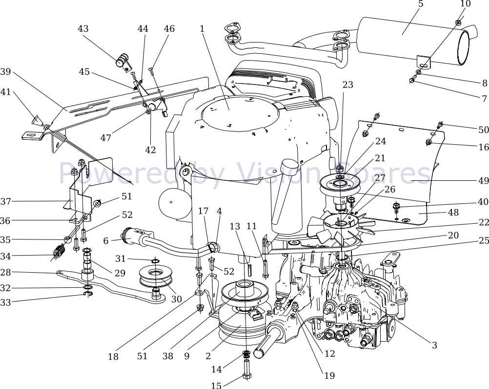 17.5 hp briggs and stratton engine parts diagram