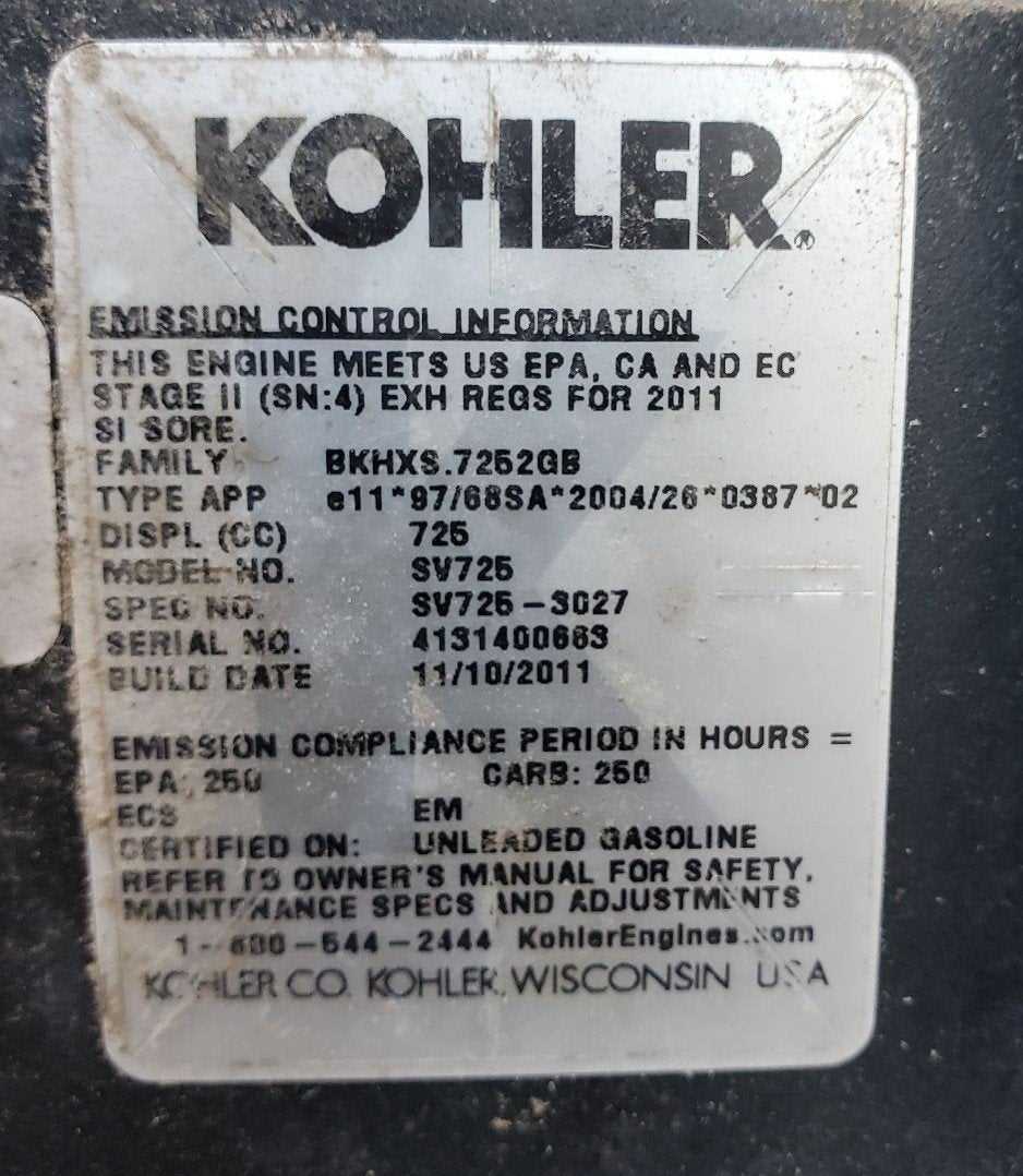 kohler sv725 parts diagram