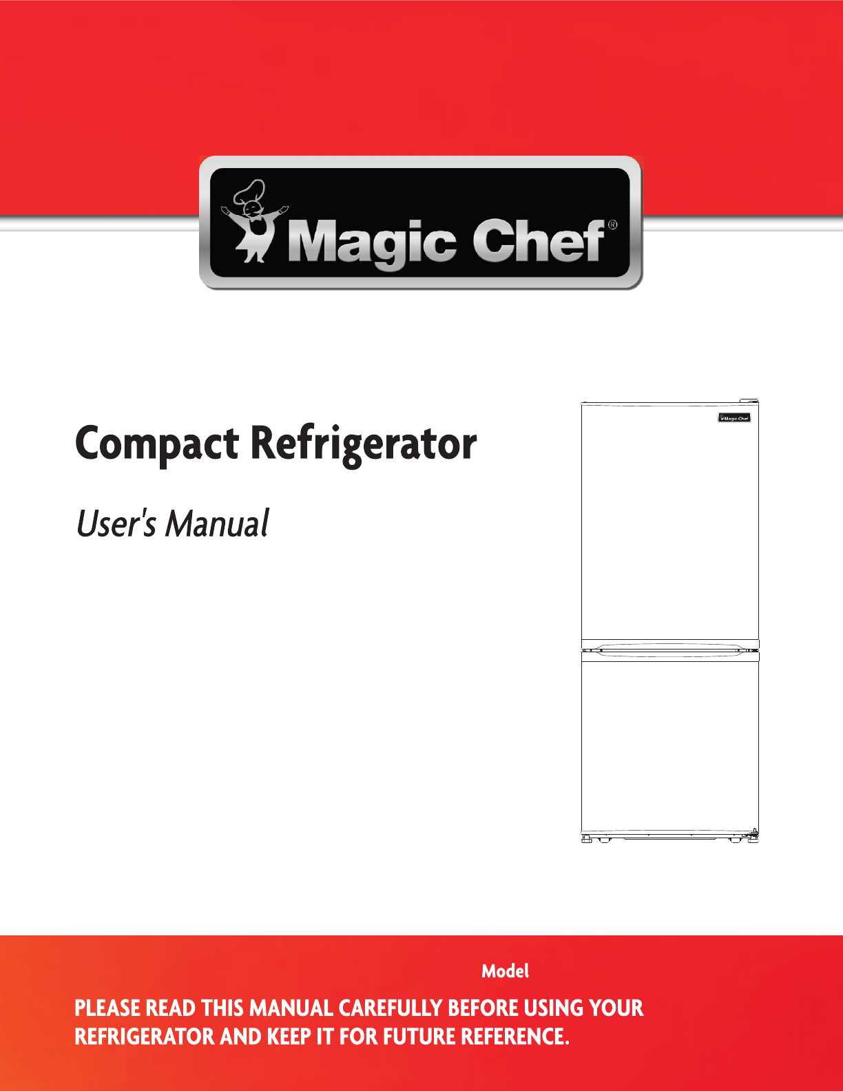 magic chef refrigerator parts diagram