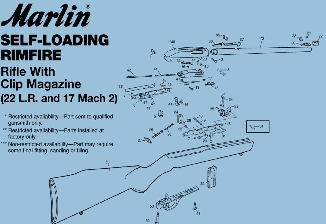 marlin 30 30 parts diagram