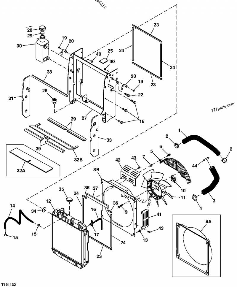 john deere 240 skid steer parts diagram