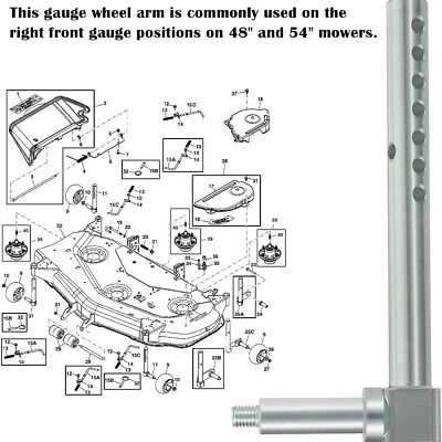 54 inch john deere 54 mower deck parts diagram