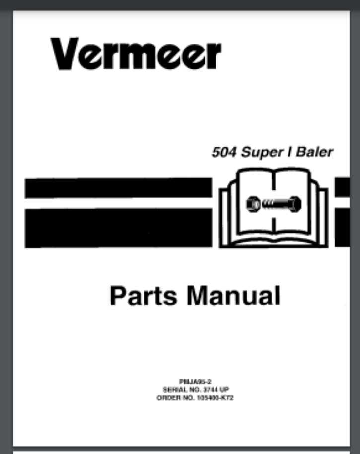 vermeer 5400 rebel parts diagram