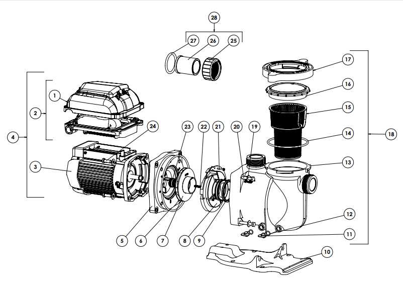 pentair superflo parts diagram