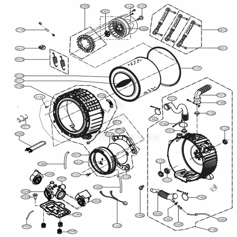 lg washer parts diagram