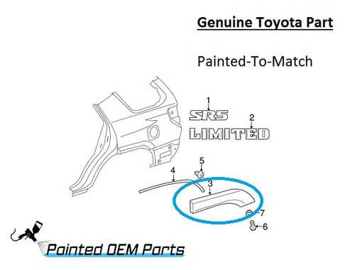 toyota 4runner body parts diagram