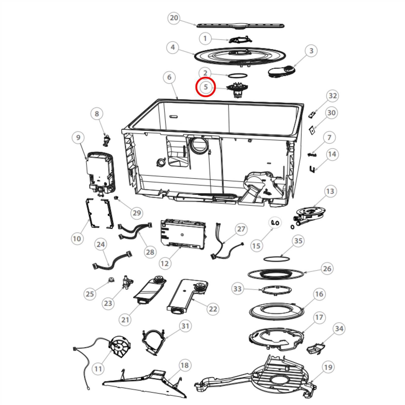 fisher & paykel dishwasher parts diagram