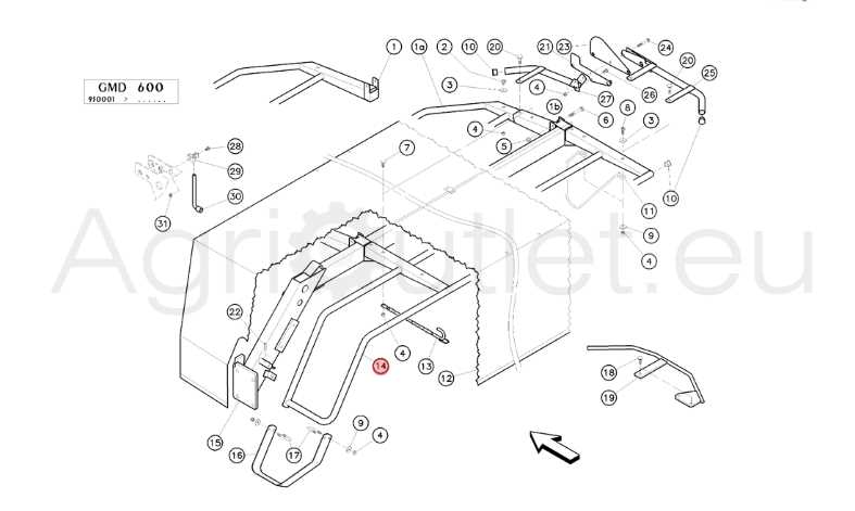 kuhn gmd 600 gii hd parts diagram