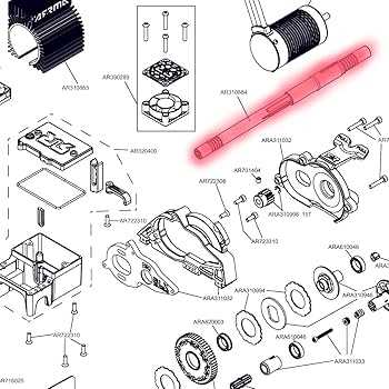 arrma big rock parts diagram